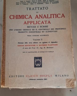 Libro Chimica Analitica Villavecchia Vol. 2 1961