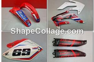 KIT PLASTICHE HONDA CRF 300 X 2010 2011 CRE 250 20