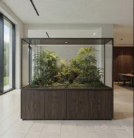 MONOLITH – Mobile Monumentale con Terrario a 360°