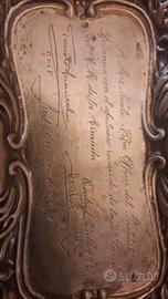 mini vassoio  ARGENTO. contenuto storico