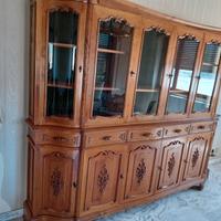 Libreria in legno massello 