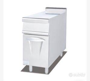 Mobile neutro inox con sportello per cucina