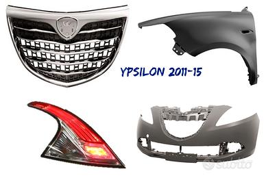 Lancia Ypsilon frontale cofano fanale airbag freni