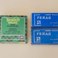 Scotch Magic 810 3M + Punti metallici 24/6 mm