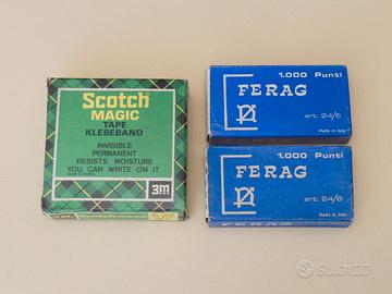 Scotch Magic 810 3M + Punti metallici 24/6 mm