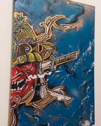 quadro samurai 