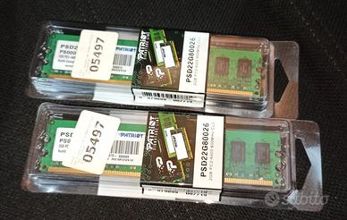 Ram 2 x 2gb Patriot ddr2 800 MHz