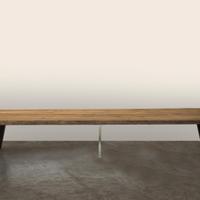 Tavoli da travi antiche di recupero