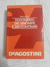 Dizionario Sinonimi e Contrari Cinti De Agostini 