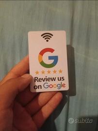 carta recensioni google 