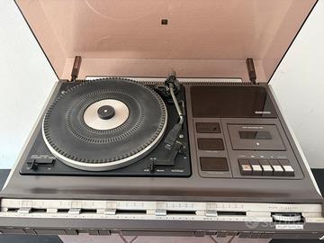 Stereo Vintage Europhon Quadro-Sound + Casse Legno