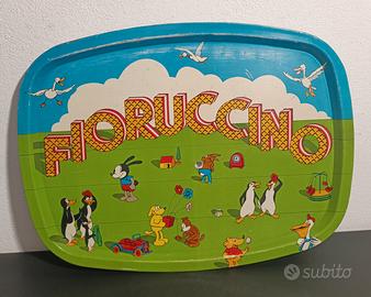Fiorucci Vassoio Metallo Fioruccino 1978 vintage 