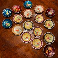 Collezione piattini porcellana e cloisonné