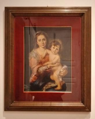 QUADRO "MADONNA CON BAMBINO"