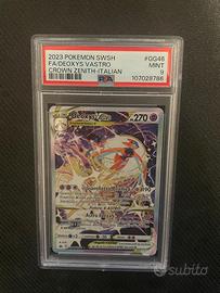 Deoxys V Astro GG46/GG70 PSA 9 ITA Zenit Regale
