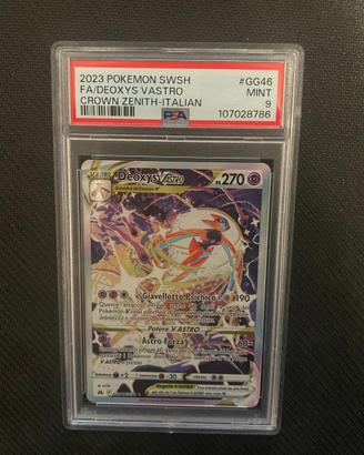 Deoxys V Astro GG46/GG70 PSA 9 ITA Zenit Regale