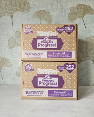 504 salviette Pampers Progressi.