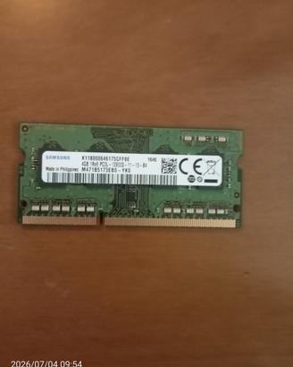 RAM DDR3L4GB Laptop Samsung