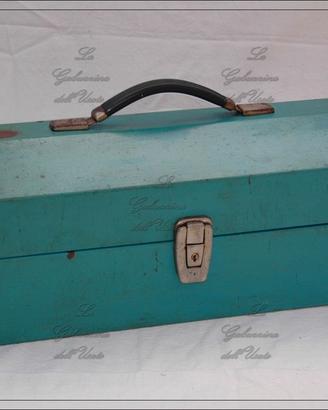 Cassetta attrezzi metallo vintage