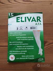 Calze antitrombosi bianche soft touch - taglia M