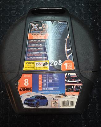 Catene da neve Lampa 16412 X-9, Manganese, 9 mm