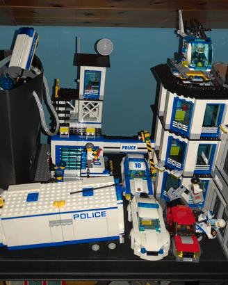 Lotto lego originali polizia,stazione, camion ecc