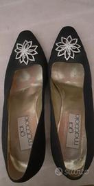 Scarpa da sera Gai Mattiolo con decorazione