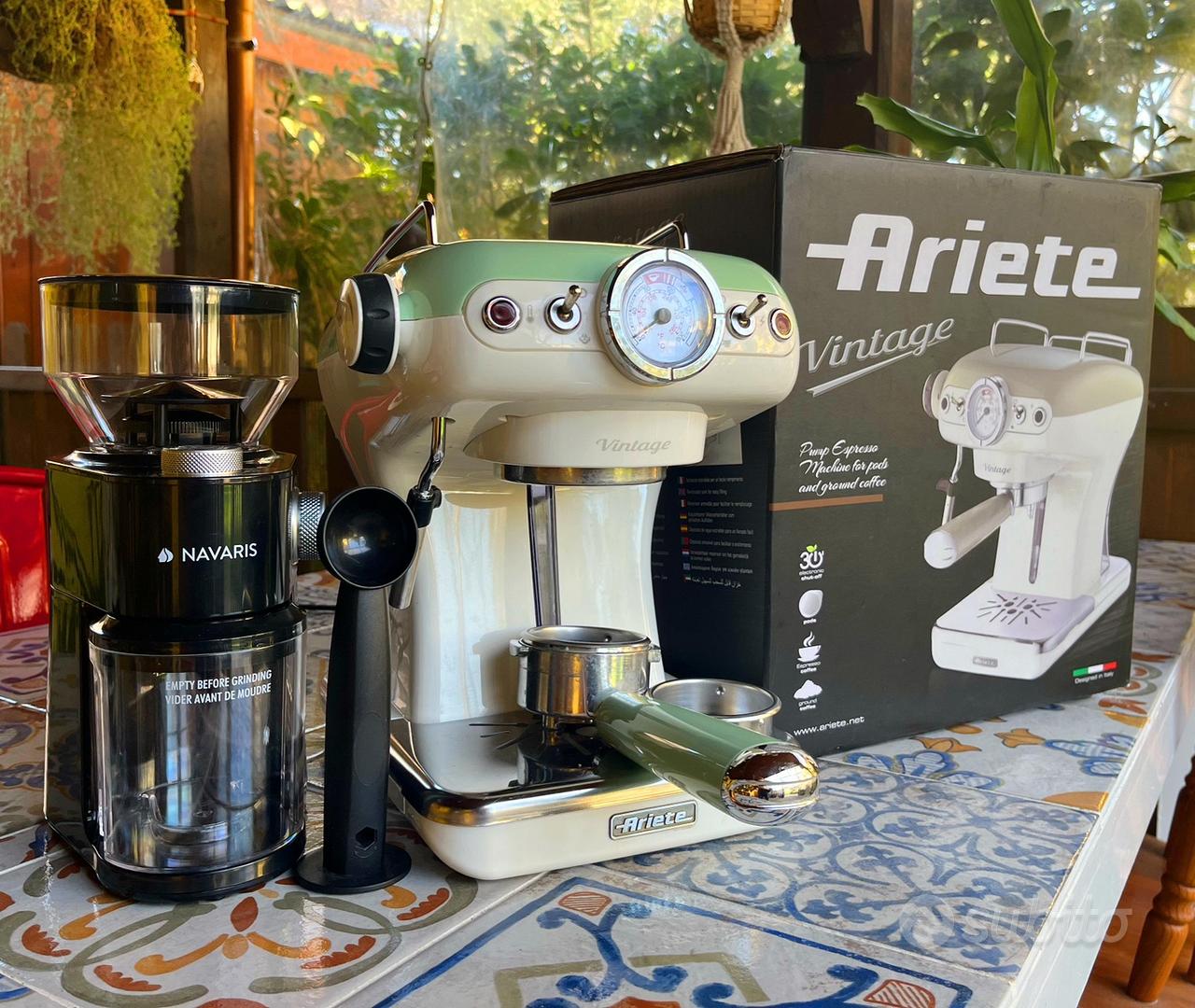 Macchina caffè Ariete Vintage, macinacaffè Navaris - Elettrodomestici In  vendita a Roma