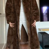 Vintage P Freddo  Milano Real Mink Fur Long Coat
