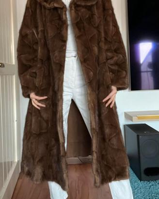 Vintage P Freddo  Milano Real Mink Fur Long Coat
