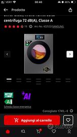 Lavatrice samsung AI WF90F09C4SU3