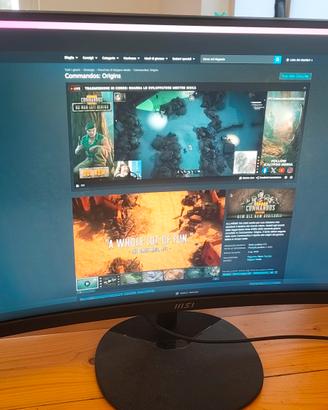 MSI PRO MP341CQ, monitor curvo da 34" - 4k