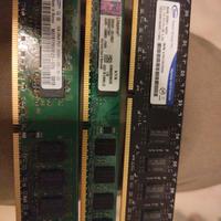 Ram da 8 gb, 2 gb, 1gb, 500 mb, 250 mb
