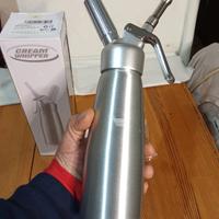 sifone per panna montata spume creme, nuovo 