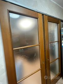 Porte scorrevoli in ciliegio