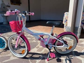 bicicletta con rotelle e bicicletta misura 26