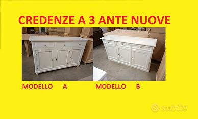 Credenze laccate Bianche Nuove prezzo cadauna