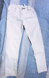 Pantalone lungo bianco