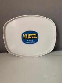 Vassoio Pubblicitario Birra Wunster Vintage