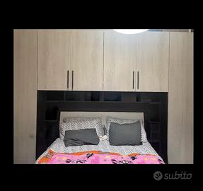 Armadio a ponte (6 ante) + cabina armadio