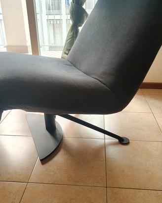 Poltrona Chaise Longue Reclinabile Design Moderno 