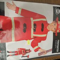 costume vigile del fuoco completo 