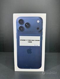 IPHONE 17 PRO MAX 256gb NUOVO DEEP BLUE