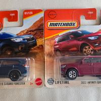 Matchbox Subaru Forester 2019+ Infiniti QX80 2022