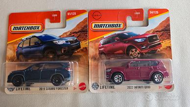 Matchbox Subaru Forester 2019+ Infiniti QX80 2022