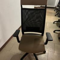 Sedie ufficio schienale alto ergonomico