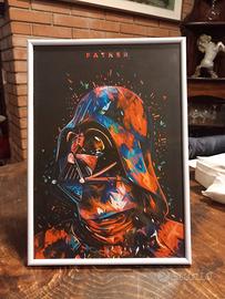 Quadro da parete/tavolo Dart Fener/Darth Vader Sta