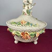 Centro tavolo vintage in ceramica di Bassano.