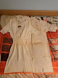 Lotto 2 Maglie Intime Vintage Ragno Pura Lana