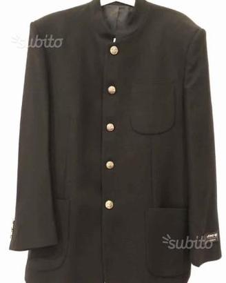 Giacca stile Bruce Lee da uomo color nero taglia